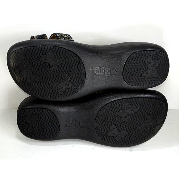 Alegria ‘Joy’ Womens Multi Color Glitter Sandals Size US 6-6.5 EUR 36 - Picture 3 of 12